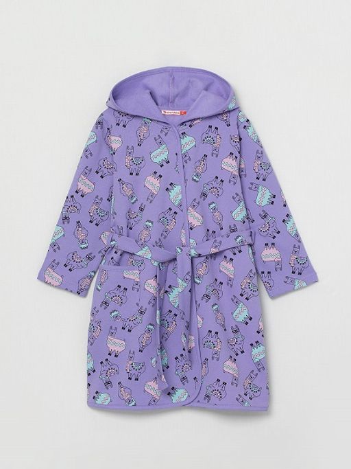 CRB wear/CSBG 40013-44 Халат для девочки, фиолетовый/Ex.Cherubino