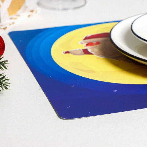 Цена за 4 шт. Салфетка сервировочная на стол Доляна Новый год, 2641 см  фото 3