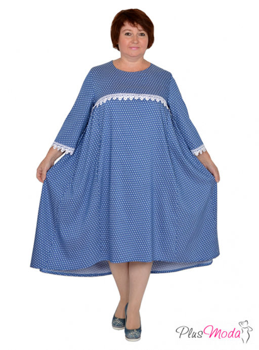 Платье Модель №491 размеры 44-84 - Plusmoda фото 6