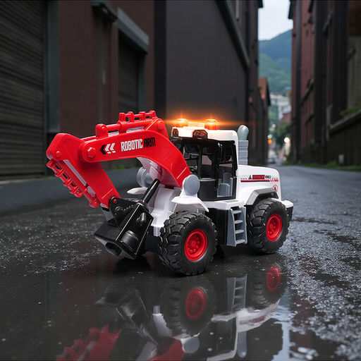 Трактор "МегаСтрой" в коробке