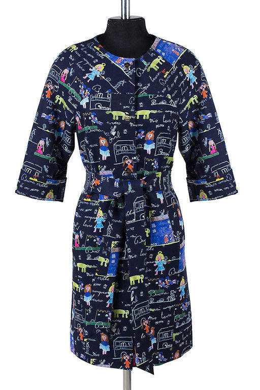 012-0163 Плащ женский (пояс) - Империя пальто фото 5