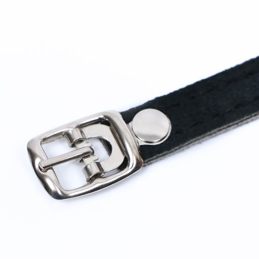 Ошейник замшевый двухслойный 1 см, ОШ 28-35 см, черный - Пижон фото 5