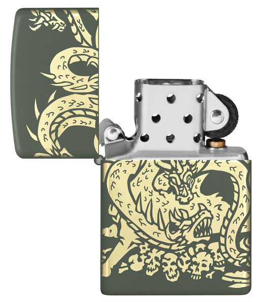 Зажигалка ZIPPO Дракон | Dragon Design 48907  фото 4