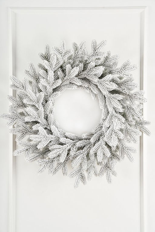 Новогодний венок (Max Christmas) 70см "Версальский заснеженный" (ВВРЗ 70) Россия