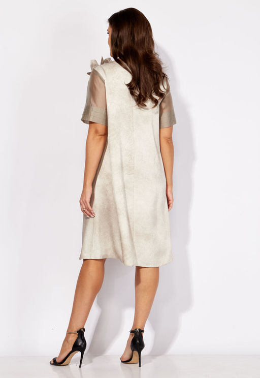 Платье ТАиЕР 1359 белый нефрит  фото 2