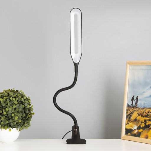 Светильник настольный на прищепке «Офисный черный» 24LED USB 11×7.5×60.5 см