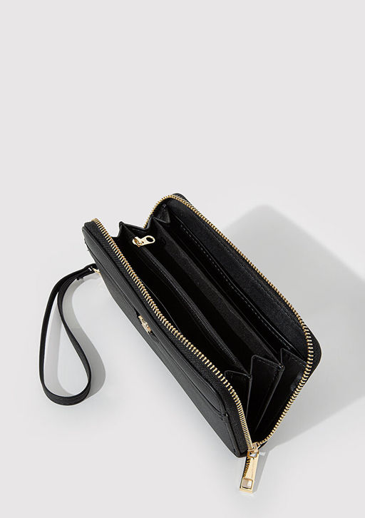 M Logo Detayl? Siyah Cuzdan - Mavi фото 3