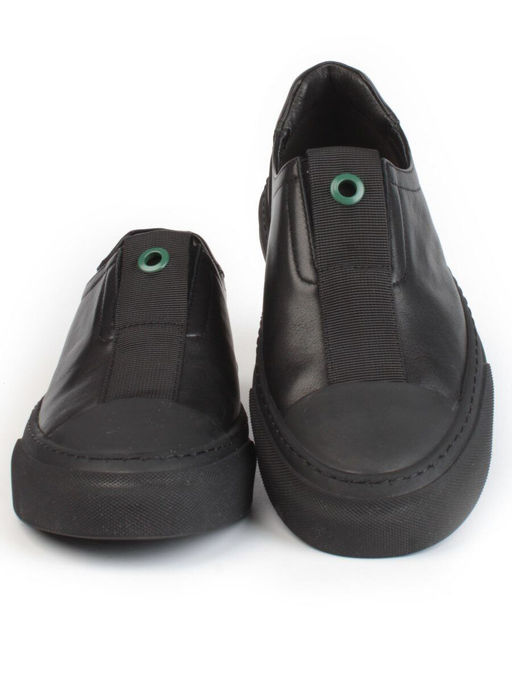 03-0121-1 BLACK Кроссовки мужские (натуральная кожа) - Фабричный китай фото 7