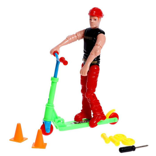 Пальчиковый самокат c фигуркой, МИКС - Woow toys фото 2