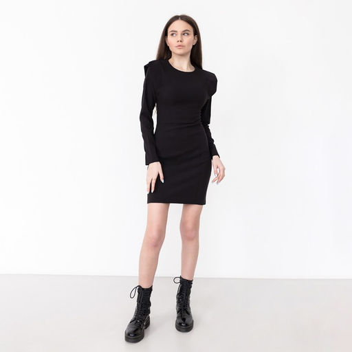 Платье женское короткое MIST: Dresses, чёрное, размер 48
