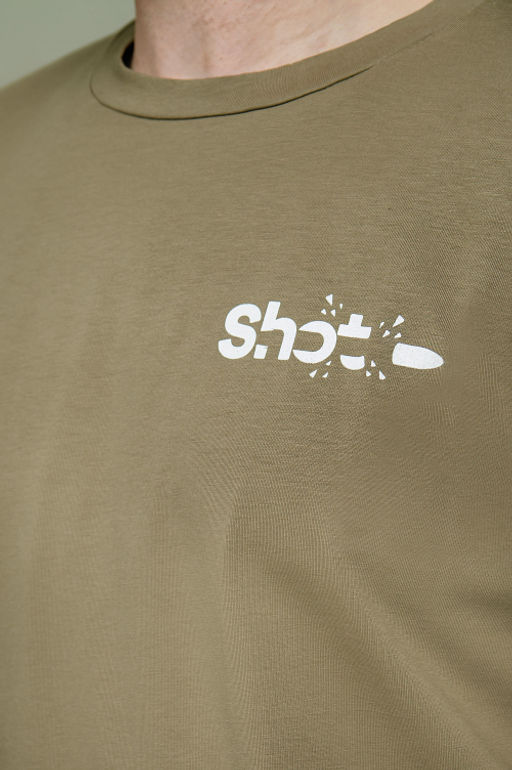 Арт. 67105 Футболка мужская 50-58 (5 шт) Цвет:зеленый кофе - Идеал фото 12