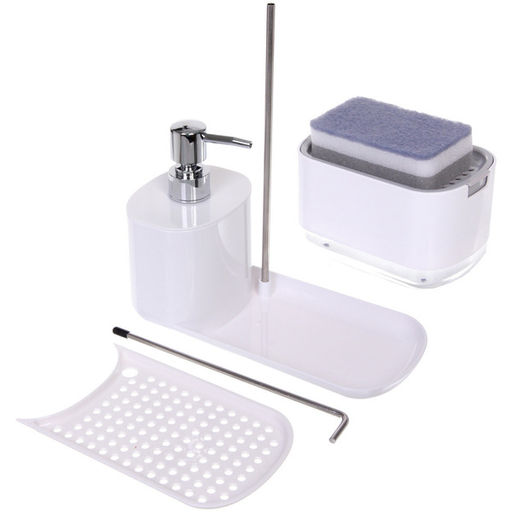 Подставка под губку с дозатором 300мл. 23х10,8х16 1876