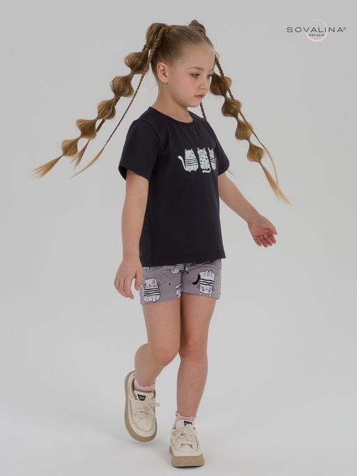 Костюм Лайт фуме-котейки на сером ПК - Sovalina фото 14