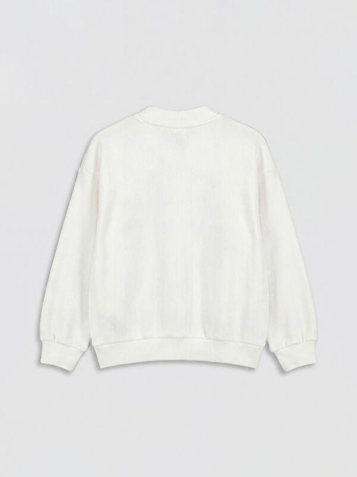 Hello Kitty Bask?l? K?z ?ocuk Fermuarl? Sweatshirt