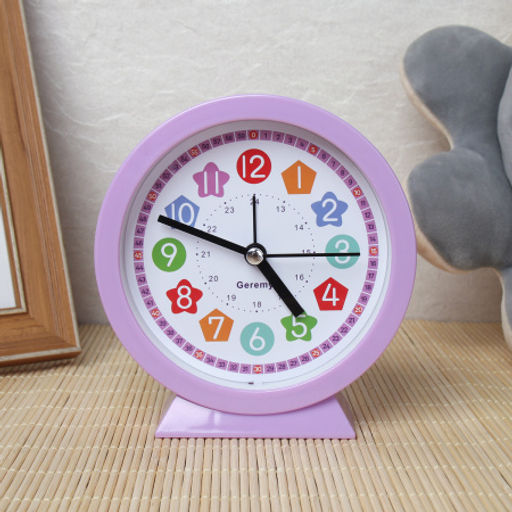 Цена за 1 шт. Будильник 11,2х3,8х11,9 см / G1582 /уп 100/обучают времени - Галеонтрейд фото 4