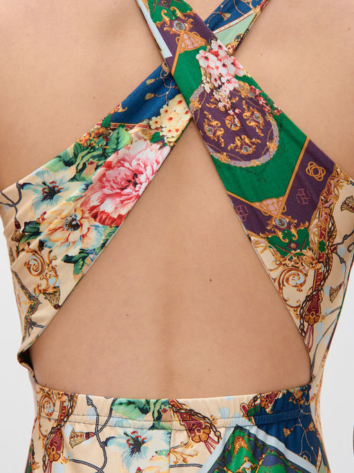 Платье с принтом масло OD-632-5