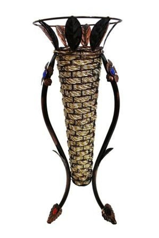 Ваза кованная на ножках, круглый верх (в ассортименте)