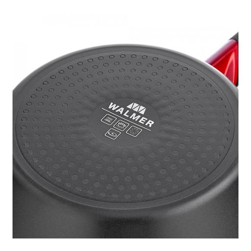 Сковорода Walmer Oil Control, 26 см, цвет красный  фото 4