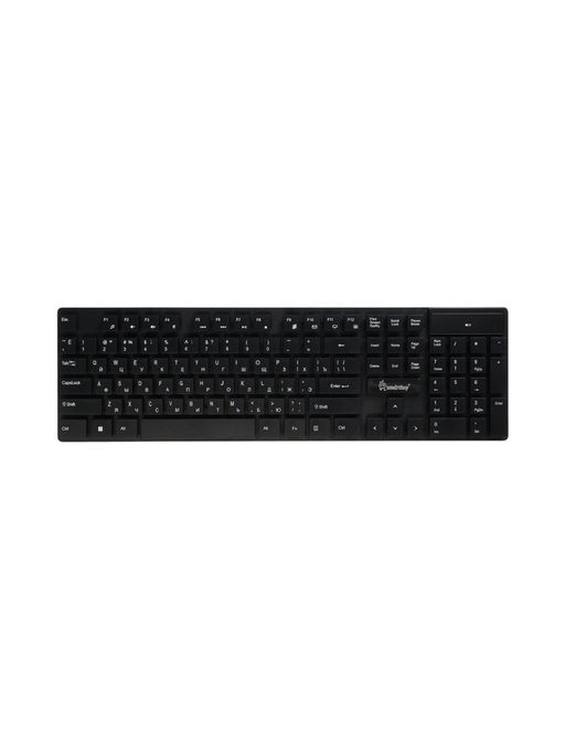 Комплект клавиатура и мышь Smartbuy ONE 400AG, беспроводной, USB, AA/ААА, черный