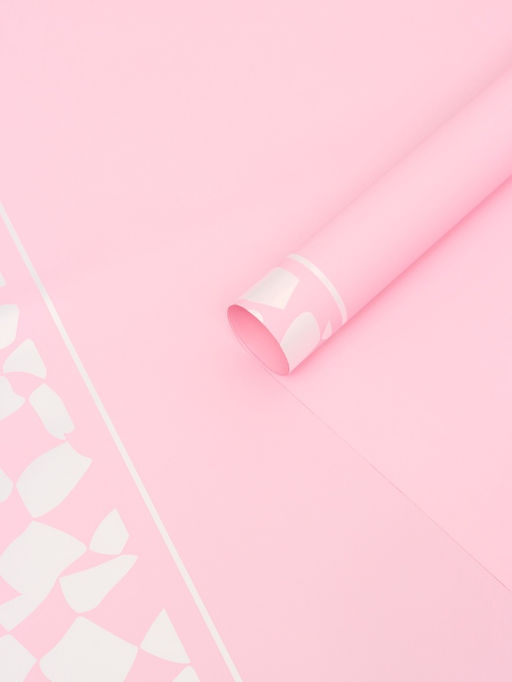 Цена за 20 шт. Плёнка флористическая для цветов и букетов, розовая, 57×57 см