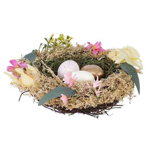 Изделие декоративное "Гнездо пасхальное", L16 W16 H7 см