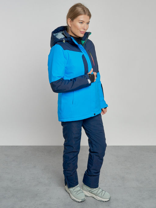 Горнолыжный костюм женский зимний синего цвета 03307S - Chunmai фото 7