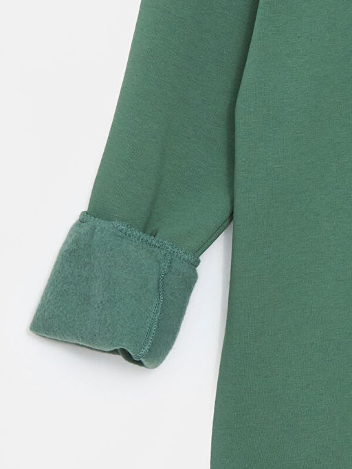 Bisiklet Yaka Bask?l? Erkek ?ocuk Sweatshirt - Waikiki фото 3