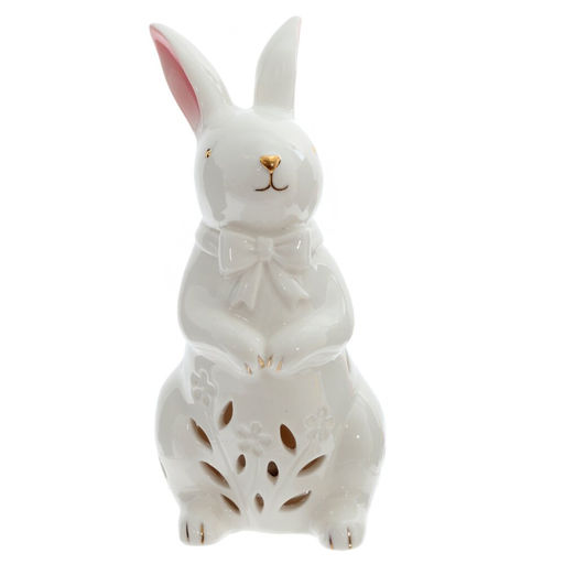 Фигурка декоративная "Заяц" (подсветка, 3xLR44 н/п), L, L7 W8 H15 см