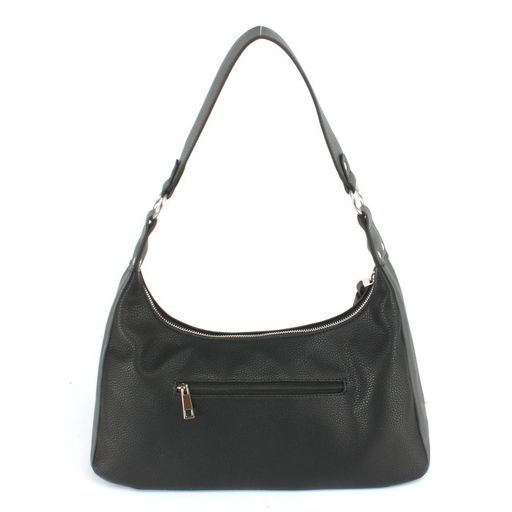 Сумка женская искусственная кожа ADEL-266. 1отдел. черный/серый флотер 248459 - Adelia фото 2