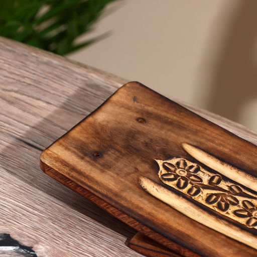 Подставка для благовония «Лодка», 26 см, манговое дерево