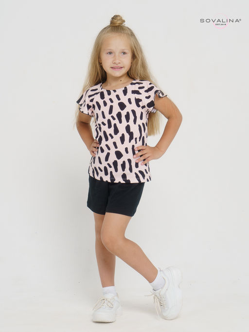 Костюм Дюймовочка черный-коровка - Sovalina фото 2