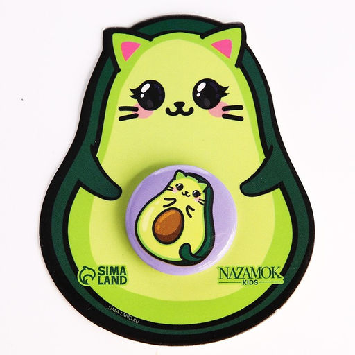 Подарочный набор для девочки AVOmeow, сумка, значок