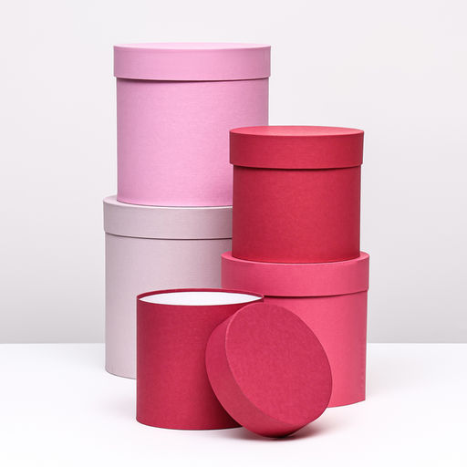 Набор коробок 5в1 Розовая палитра, 23 х 23см - 15 х 15см - Simaland фото 2