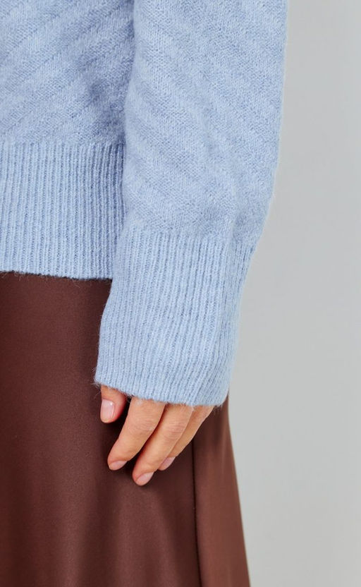 Джемпер F322-15105 l.blue - Fine joyce фото 3