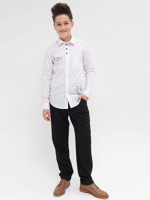 BWCJ7107 сорочка верхняя для мальчиков - Pelican фото 6