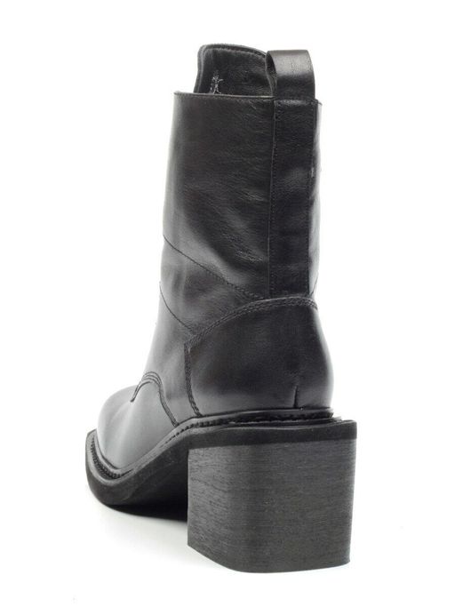 04-E21W-2A BLACK Ботинки зимние женские (натуральная кожа, натуральный мех) - Фабричный китай фото 9