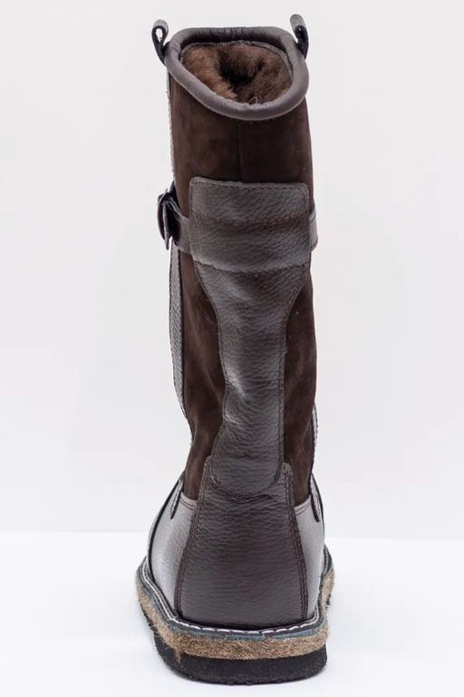 Монголки высокие коричневые, войлочная подошва - Мирунт фото 17