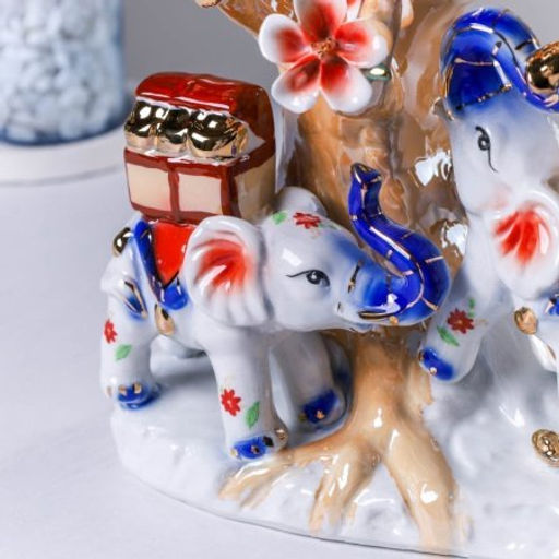 Статуэтка Слоны у денежного дерева 25 см / W252 /уп 24/ - Галеонтрейд фото 2