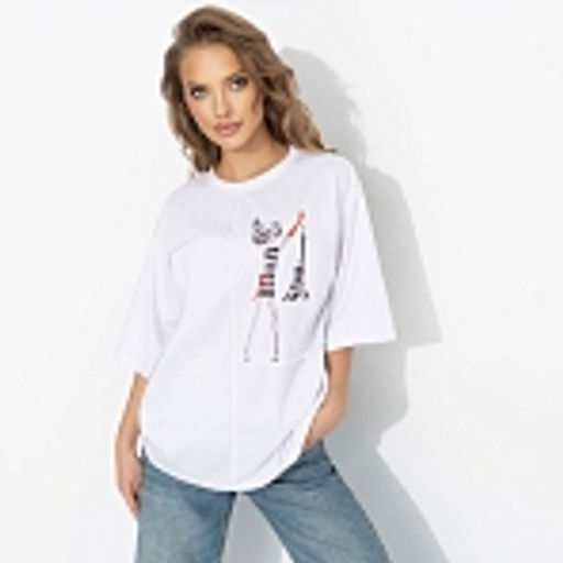 Футболка со швами наружу, Идеальная гармония (стильная) - Charutti фото 12