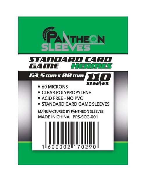 Протекторы. "Гермес" 63.5х88 мм. 60 мкн 110 шт. арт.SCG-001