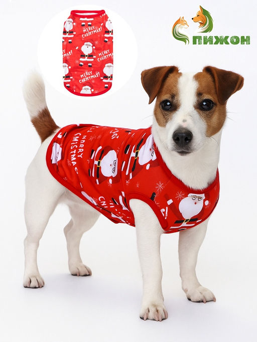 Майка Merry, размер L (ДС 35, ОШ 35, ОГ 45 см), красная - Пижон фото 2