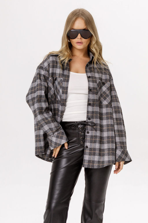 Рубашка Pirs 6549 серый