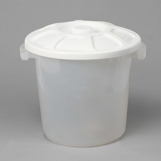 Бак пищевой, 20 л, пластиковый, с крышкой, МИКС