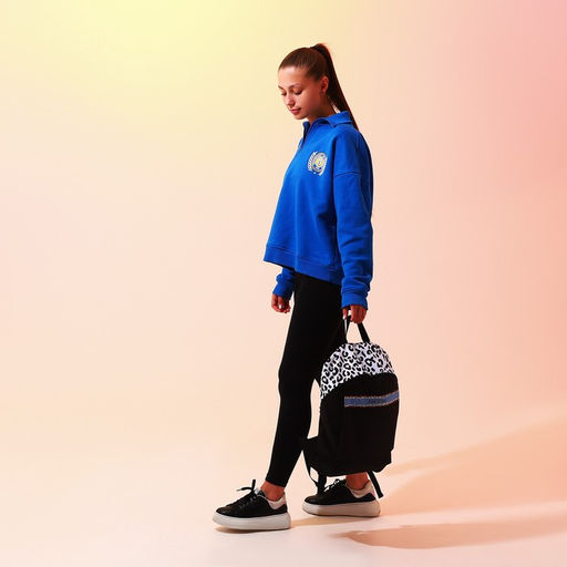 Рюкзак текстильный Awesome, 46х30х10 см, вертик карман, цвет чёрный - Nazamok фото 5