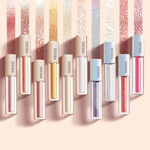 ZEESEA Тени для век кремовые Glitter Liquid eye shadow тон 05, 2.8 г