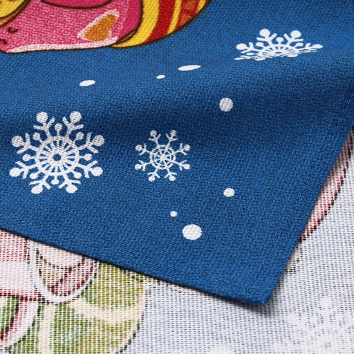 Набор полотенец Доляна «Праздничное веселье» 28×46 см - 6 шт., 100% хл, рогожка 164 г/м²