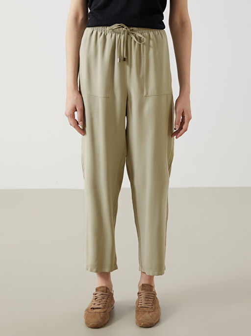 Beli Lastikli Havu? Kesim Kad?n Pantolon