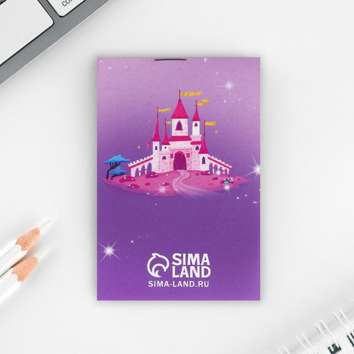 Подарочный набор, блокнот, карандаш простой 2 шт., значок-дерево «Милая принцесса»