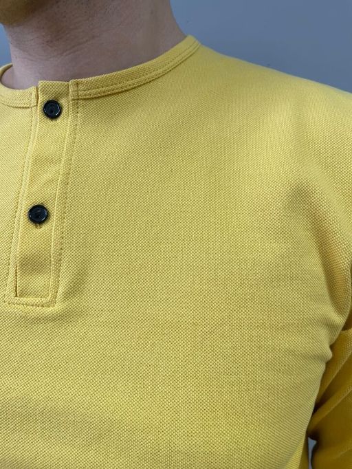 100% ХЛОПОК ПИКЕ Лонгслив мужской - Knitka wear фото 4