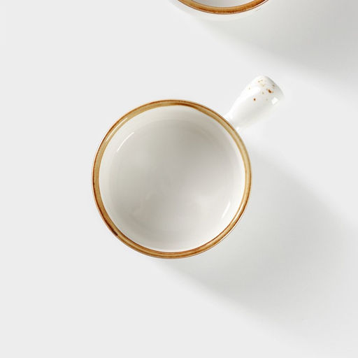 Кокотницы «Церера», набор 2 шт., d=7.5 см, 100 мл, фарфор, белые